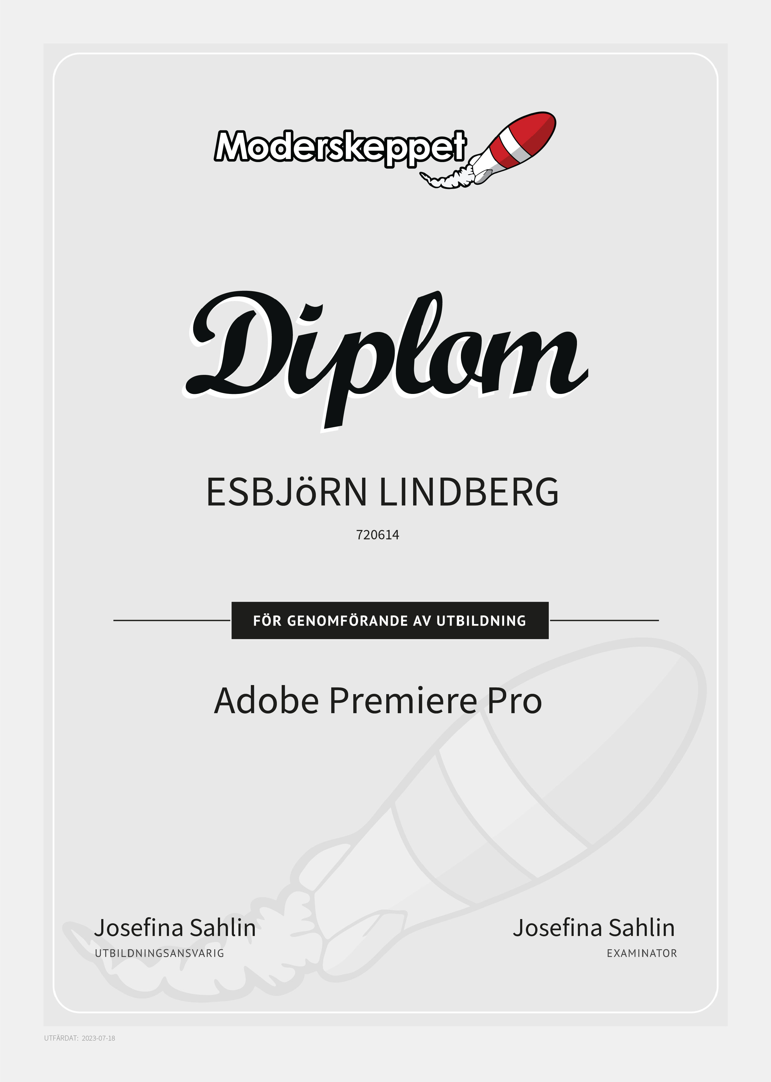 Adobe Premiere Pro  - Esbjorn